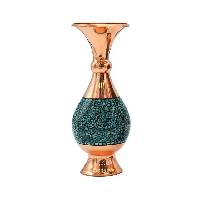 گلدان فیروزه اقتصادی عمده 16 سانت