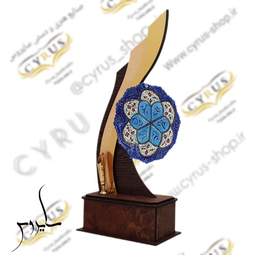 تندیس میناکاری جاقلمی مناسب لوح تقدیر و مراسم قدردانی