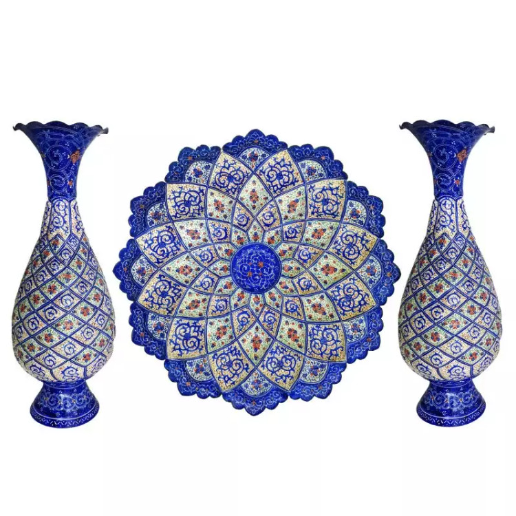 پک هدیه مینا کاری سایروس - نمای نزدیک طرح میناکاری
