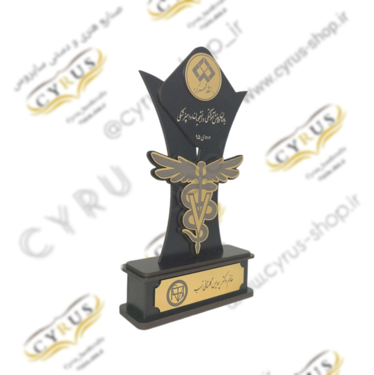 طراحی اختصاصی تندیس با لوگو و اسم
