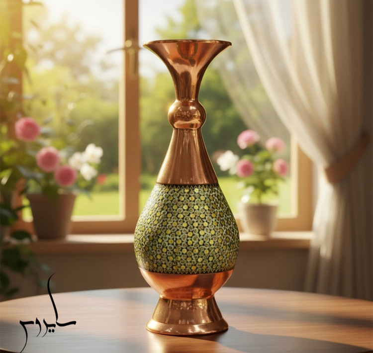 ست هدیه سازمانی و باکس کادویی صنایع دستی خاتم و ترمه