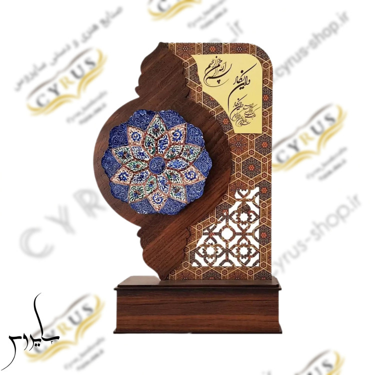 تندیس ونیکاد پشقاب مینا کاری اقتصادی