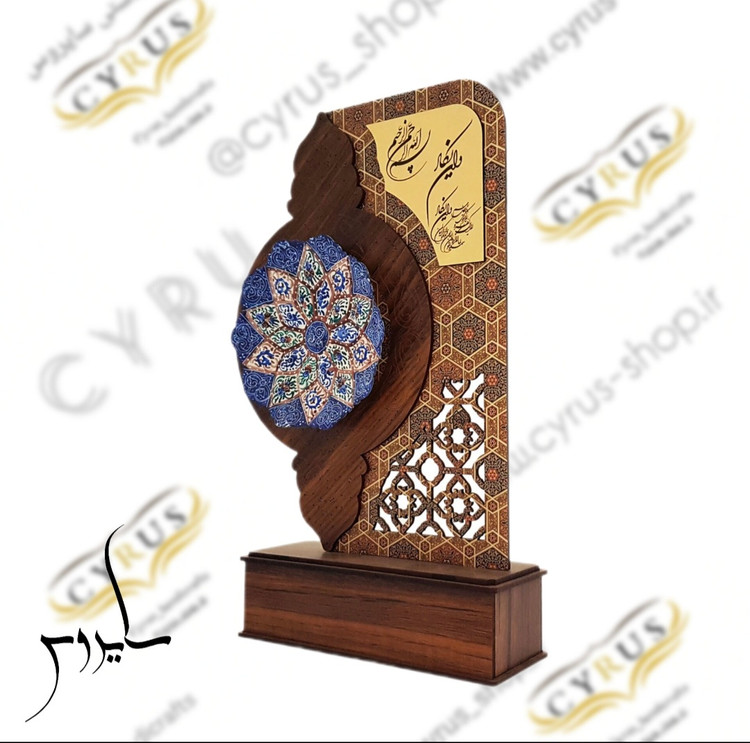 تندیس ونیکاد پشقاب مینا کاری اقتصادی