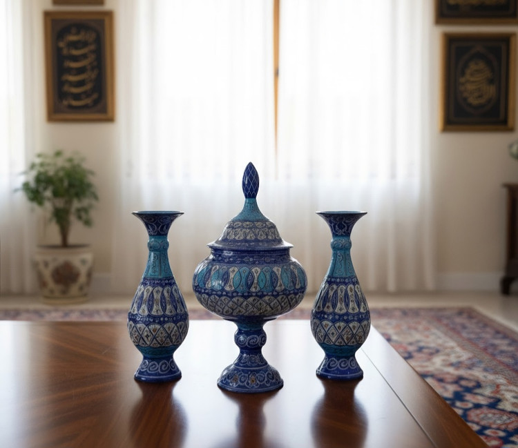 ست مینا کاری مدیران سایروس هدیه نوروزی و هدیه مناسبتی