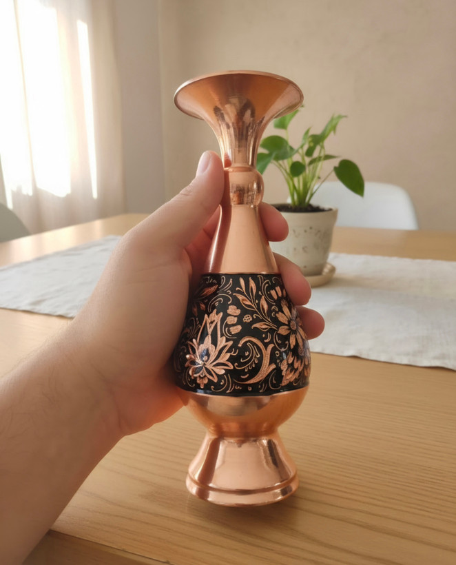 خرید صنایع دستی عمده خرید گلدان الماس تراش 20 سانتی برای هدیه سازمانی
