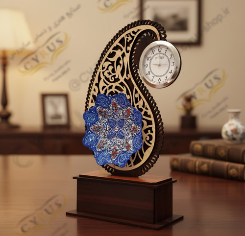 هدیه سازمانی تندیس بتهجقه میناکاری ساعتی برای تقدیر و یادبود