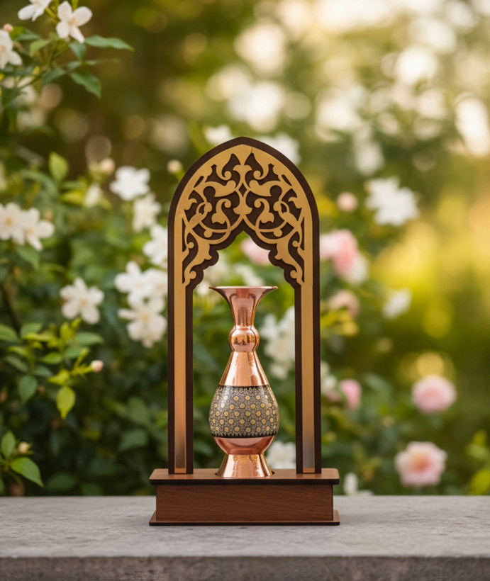تندیس خاتم کاری مناسب تقدیر از مدیران و کارکنان