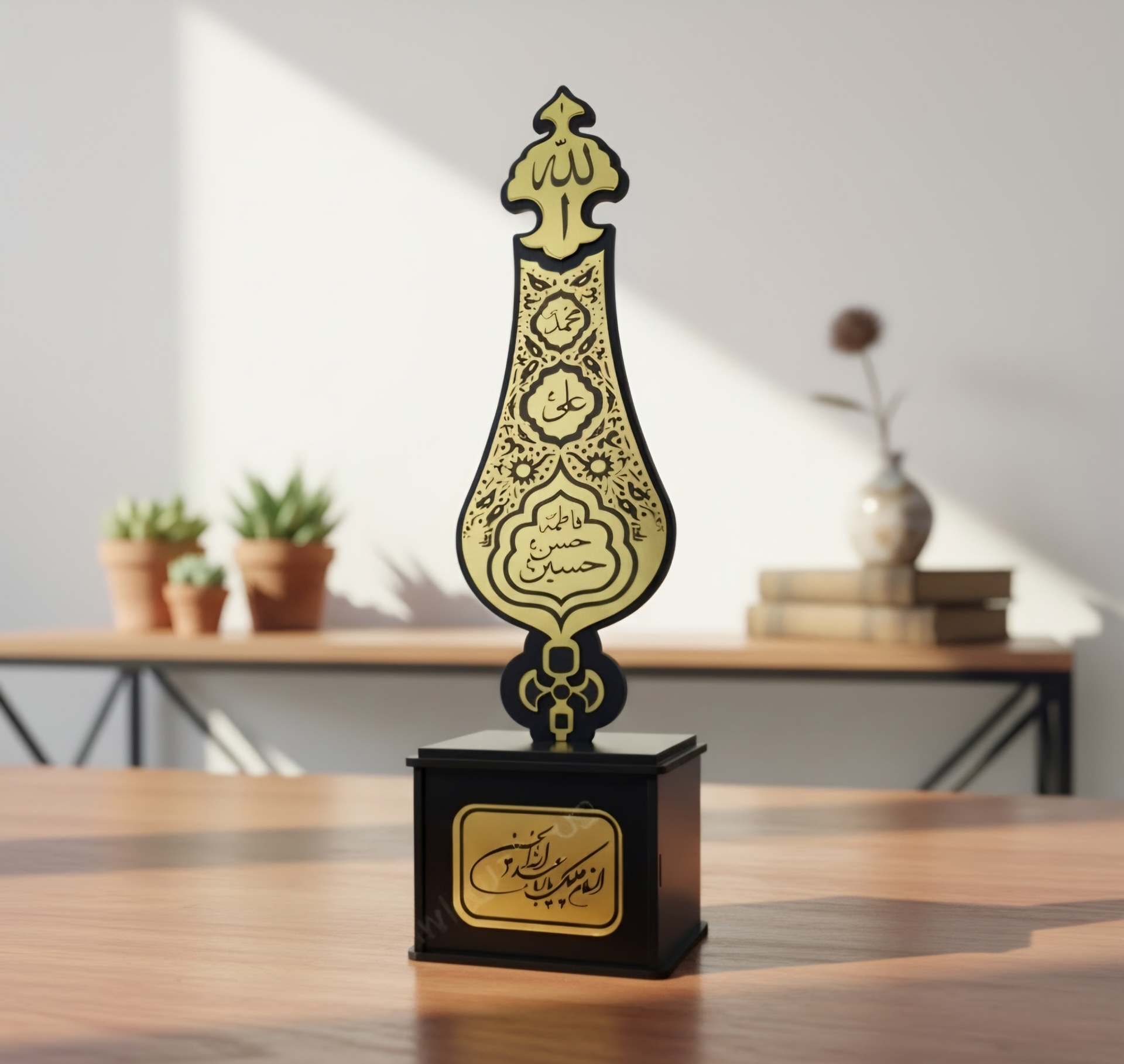 تندیس محرم و یادبود عاشورا با طرح امام حسین (ع)