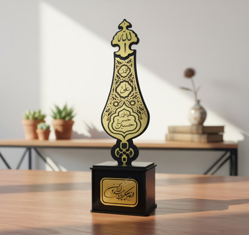 تندیس محرم و یادبود عاشورا با طرح امام حسین (ع)