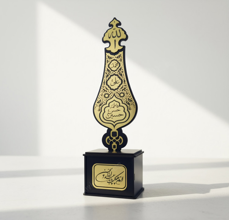 تندیس امام حسین (ع) و یادبود محرم با امکان حک اسم و لوگو