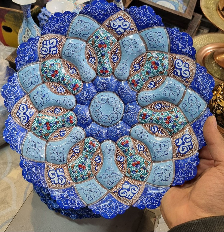 بشقاب میناکاری 30