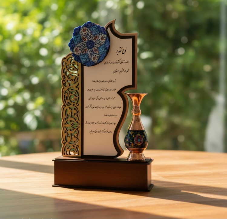 تندیس دانشآموز و دانشآموزی برای مراسم تقدیر مدرسه