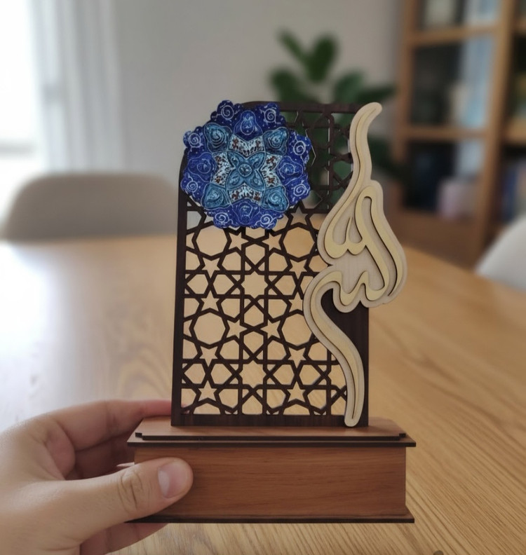 تندیس مذهبی مینا کاری خرید تندیس صنایع دستی الله