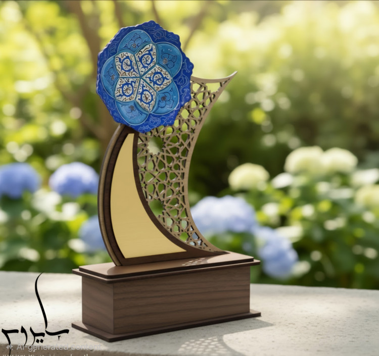 تندیس میناکاری افتخار ۲۴ سانتیمتر برای تقدیر و همایش