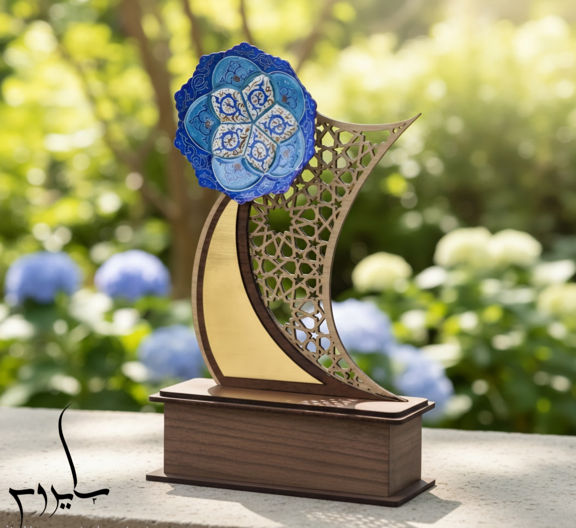 تندیس میناکاری افتخار به عنوان هدیه سازمانی و یادبود مراسم