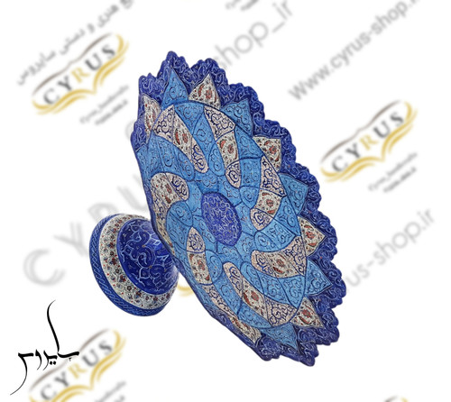 ظرف پذیرایی میناکاری ۳۰ سانتی