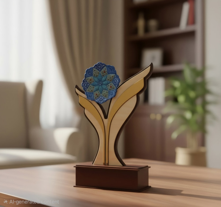 تندیس تبلیغاتی میناکاری صنایع دستی اصفهان