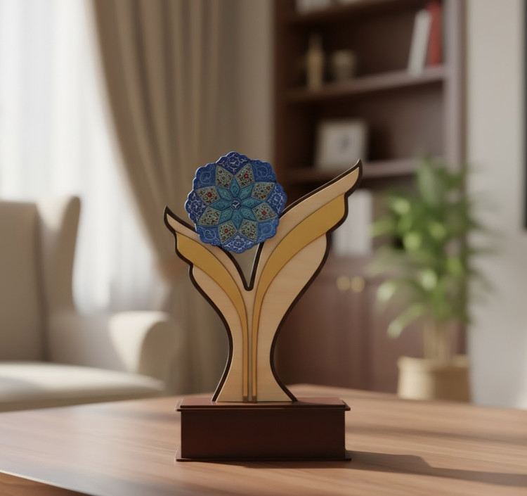 تندیس میناکاری هدیه سازمانی و تبلیغاتی