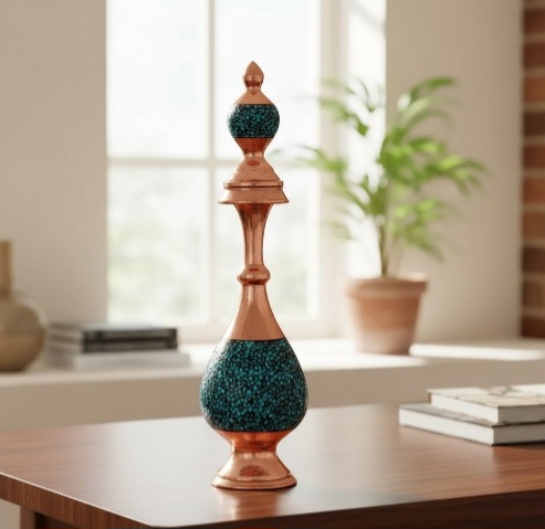 خرید و قیمت تنگ فیروزه کوبی 25 سانتی